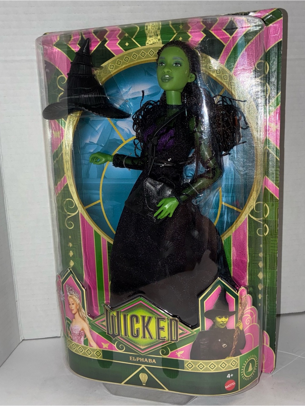 Mattel Wicked Elphaba Doll Costume in Black and Green